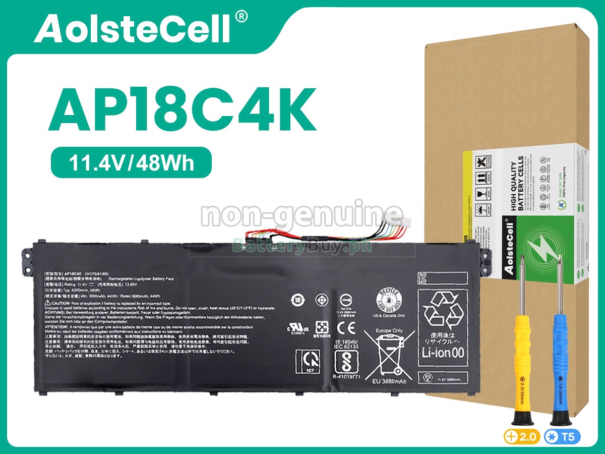 Acer AP18C4K(3ICP5/81/68) Replacement Battery