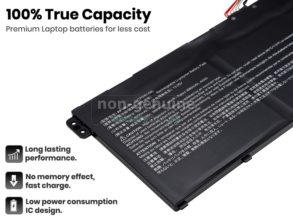 Acer AP18C4K(3ICP5/81/68) Replacement Battery