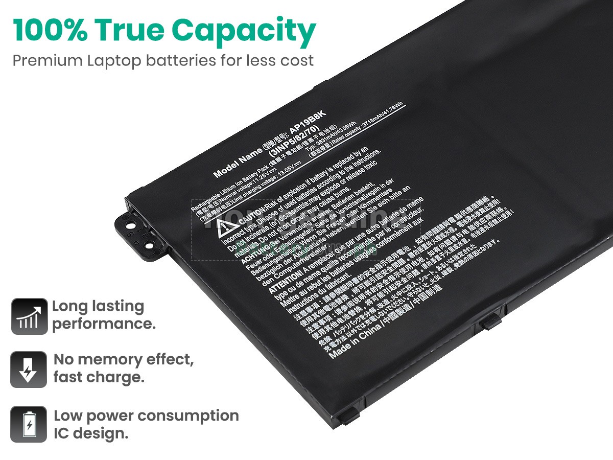 Acer Aspire 3 A315-58-39MW Replacement Battery