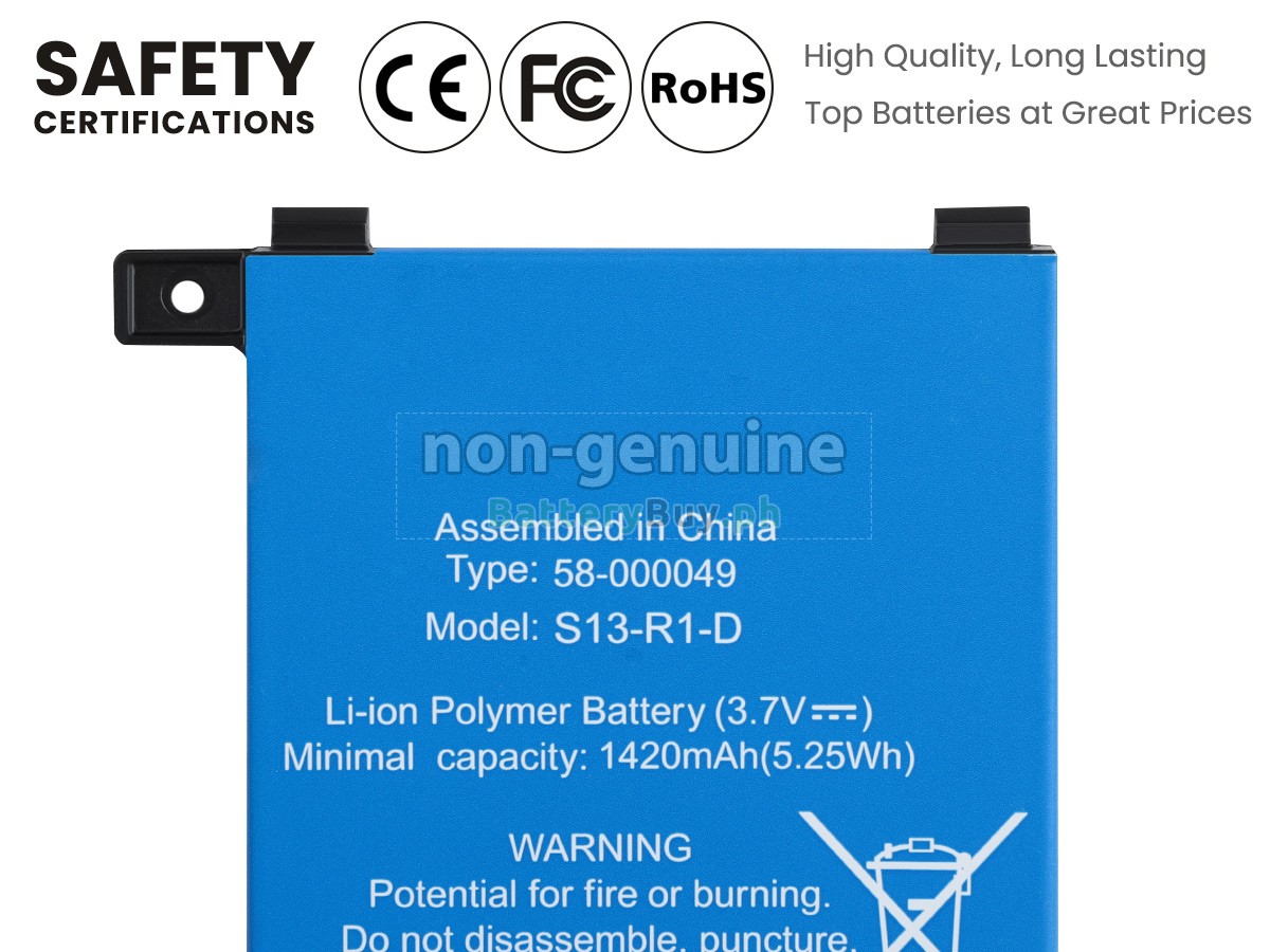 Amazon KINDLE 7 WP63GW Replacement Battery