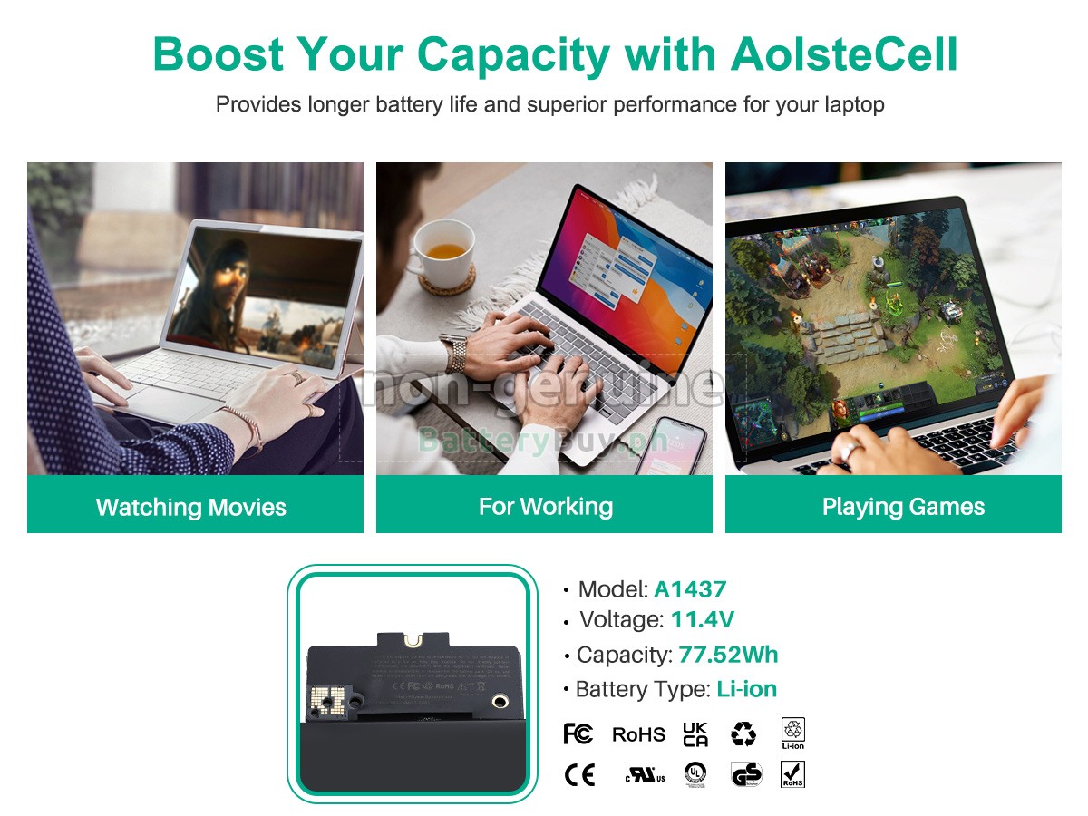 Apple MacBook Pro 13.3 inch MD212TA/A Replacement Battery