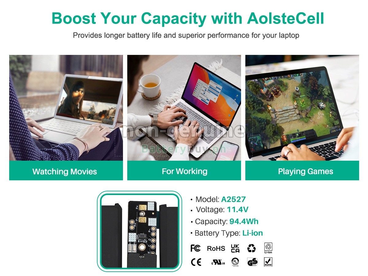 Apple MK1H3LL/A Replacement Battery