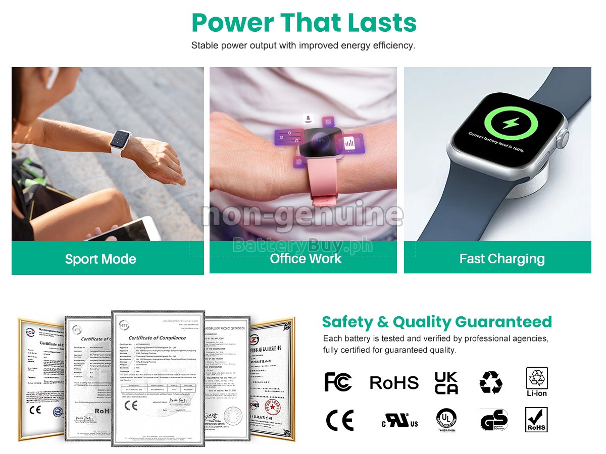 Apple WATCH Series 7 LTE 45MM Replacement Battery