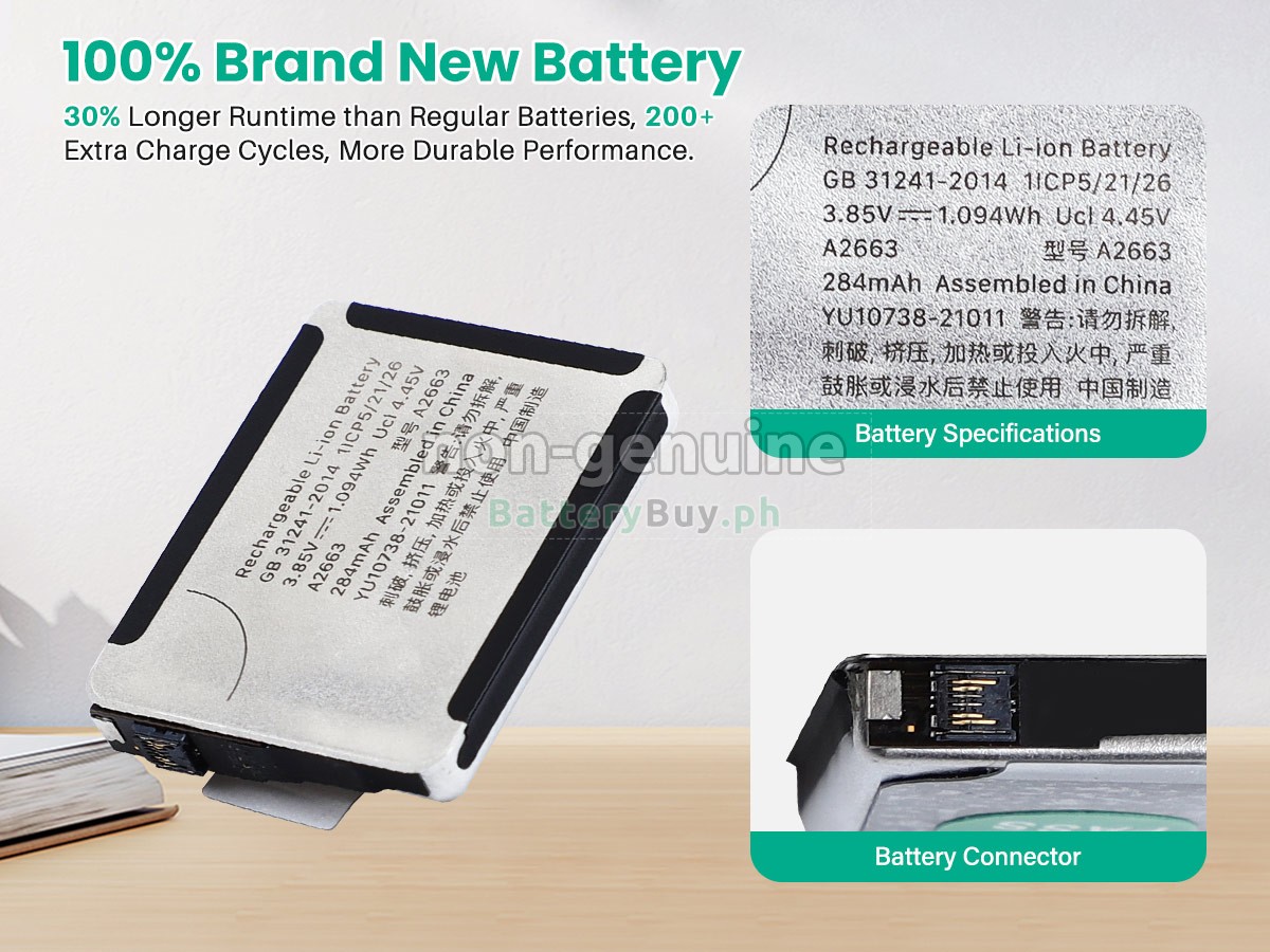 Apple WATCH 8 LTE 41MM Replacement Battery