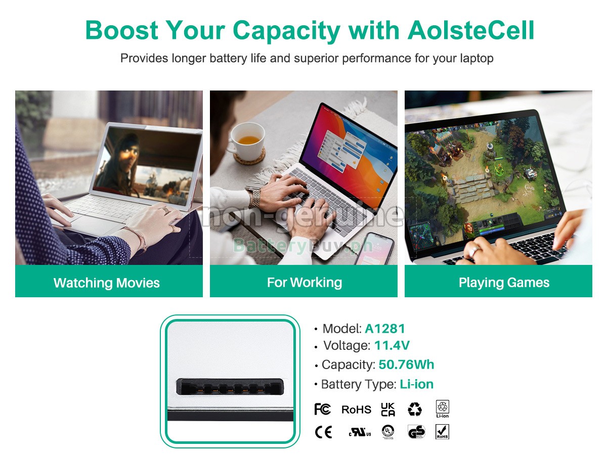 Apple MacBook Pro 15_ MB470*/A Replacement Battery