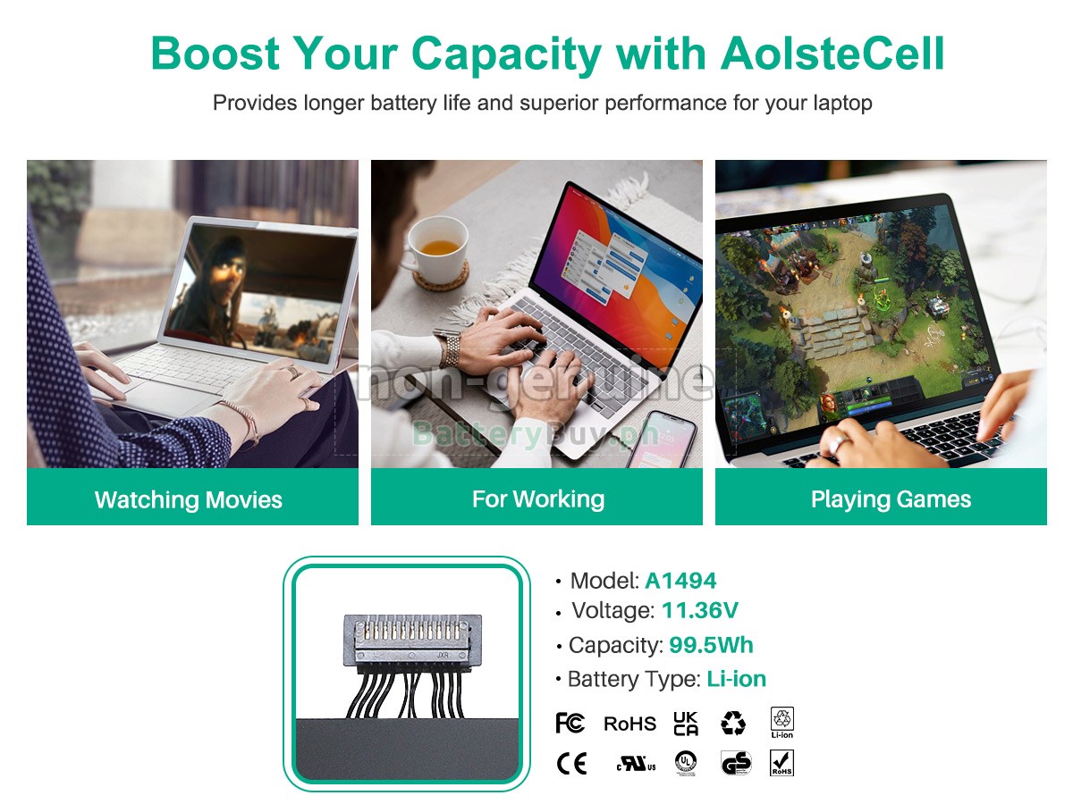 Apple 661-00123 Replacement Battery