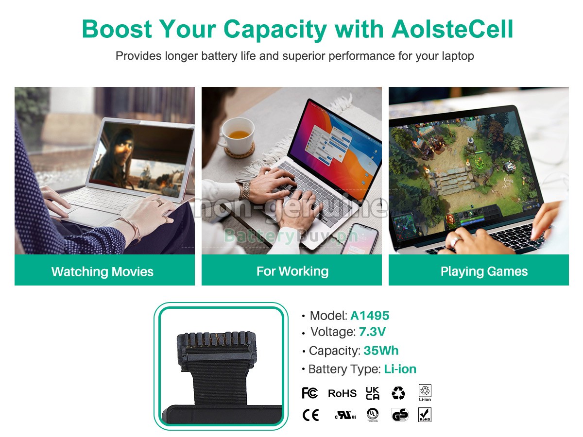 Apple MacBook Air 11.6 inch MD711CH/A Replacement Battery