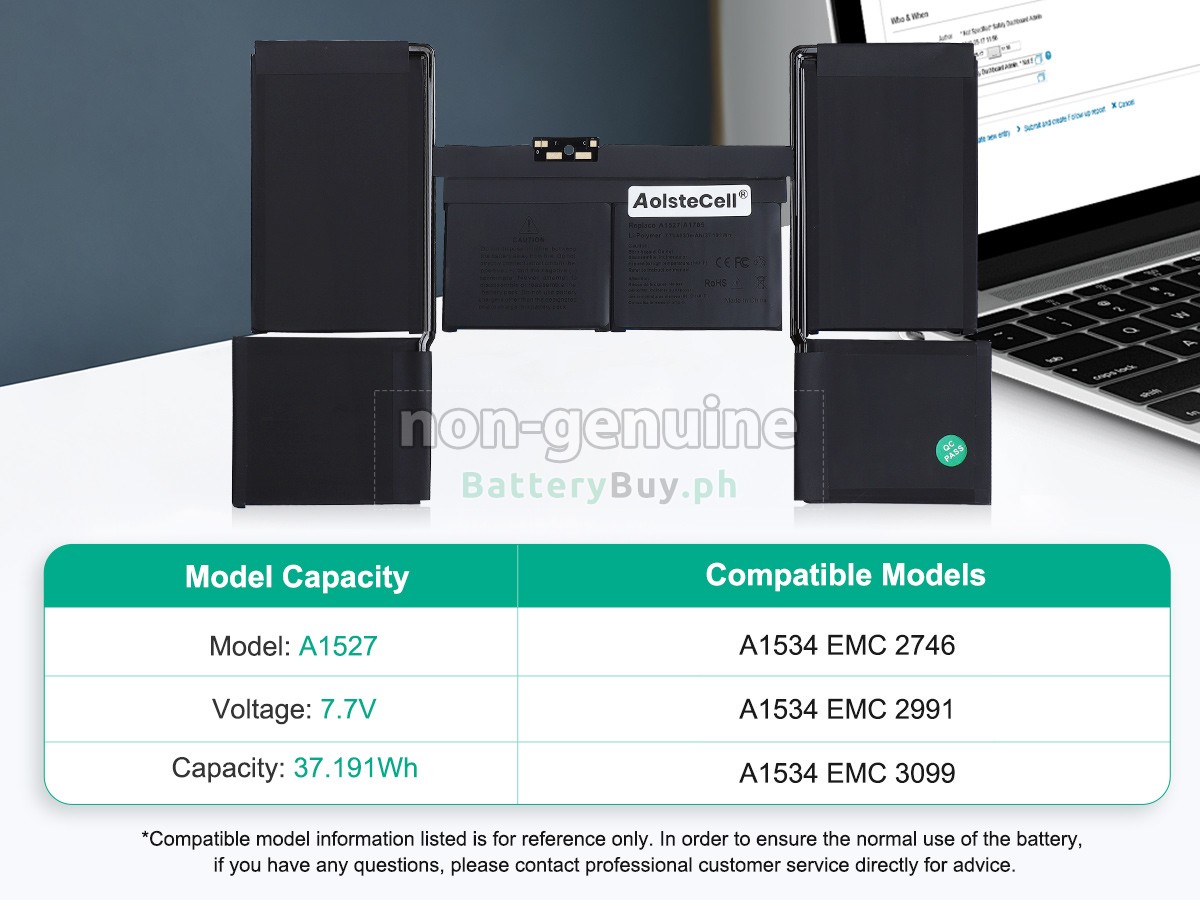 Apple MacBook 12 inch Retina MF865LL/A* Replacement Battery