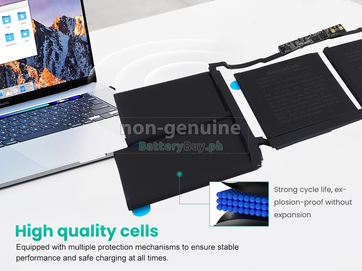 Apple MacBook Pro 16-inch 2019 A2141 EMC 3347 Replacement Battery