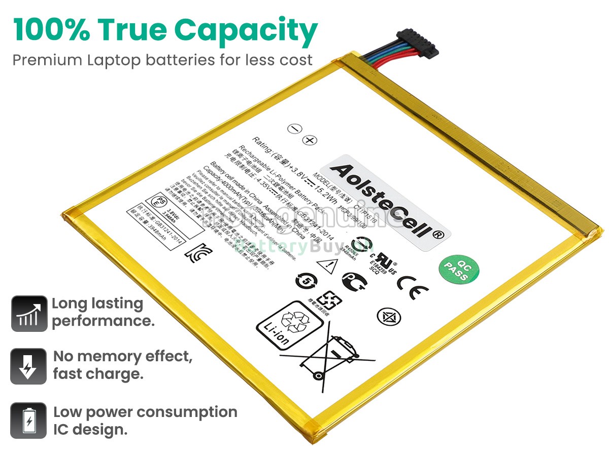 Asus ZENPad S 8.0 Z580CA Replacement Battery