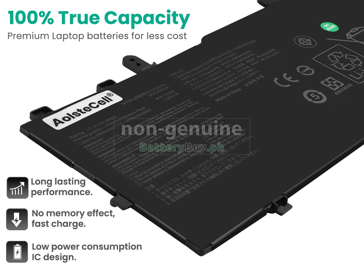 Asus VivoBook Flip 14 TP401NA-EC039T Replacement Battery