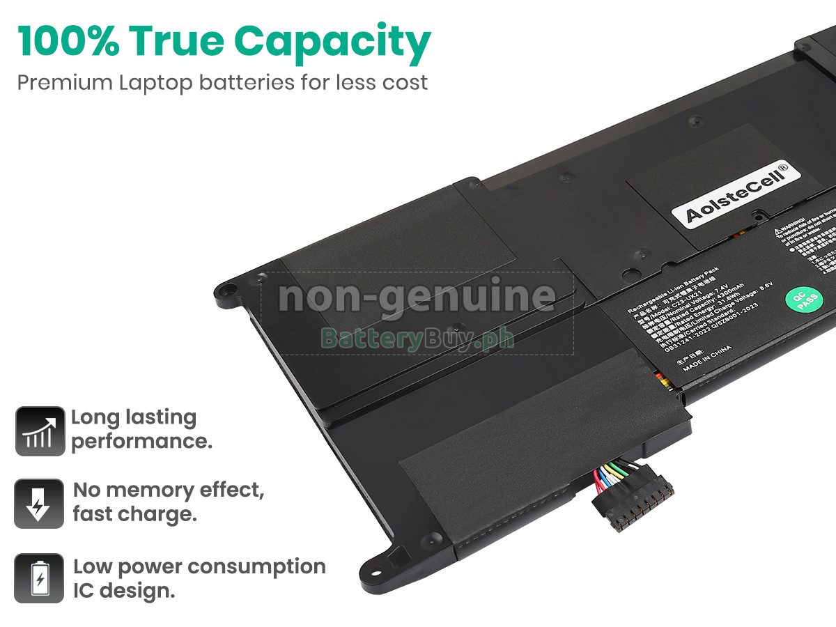 Asus ZenBook UX21E-KX010V Replacement Battery