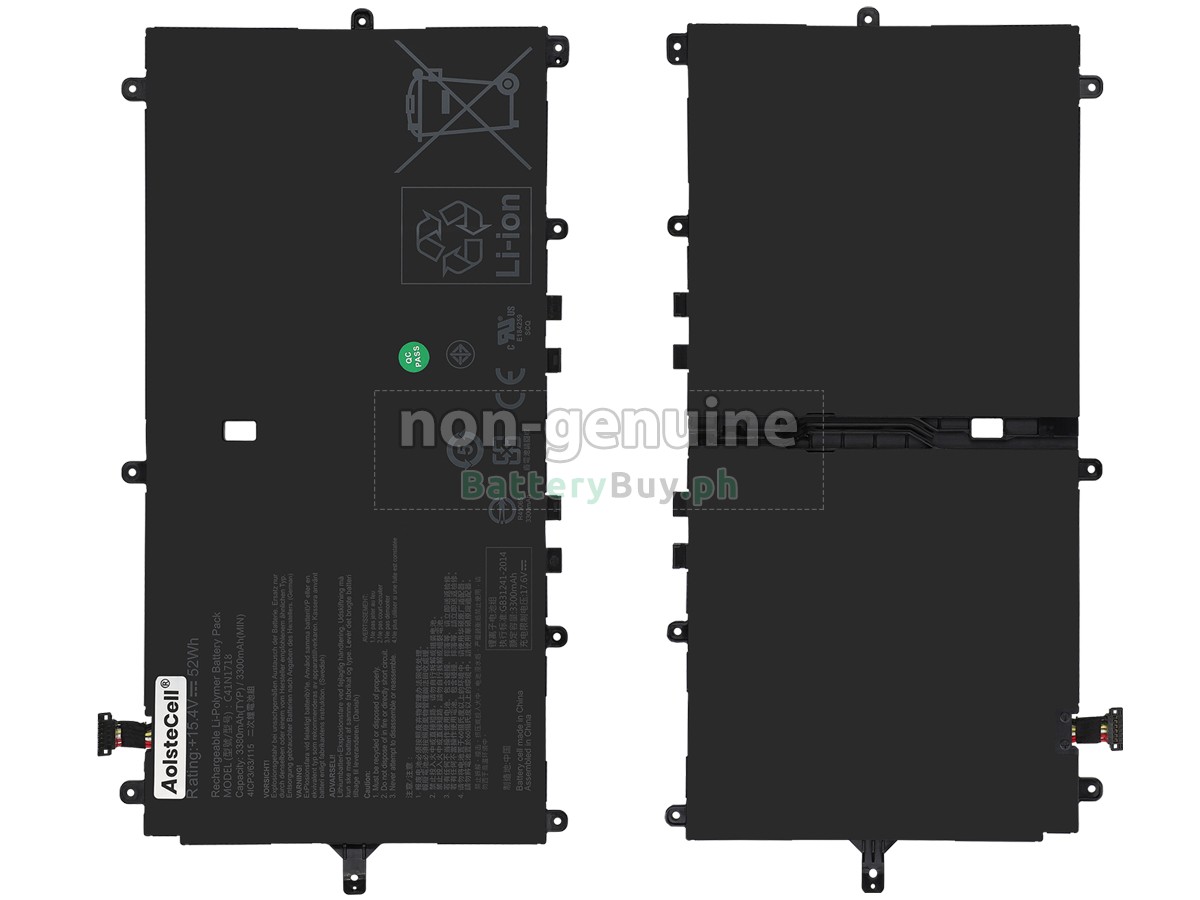 Asus NOVAGO TP370QL-EL002T Replacement Battery