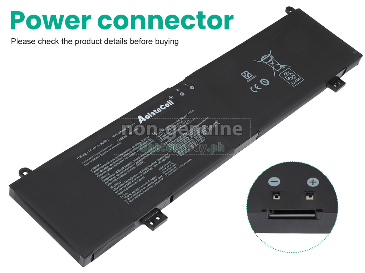 Asus Rog ZEPHYRUS S17 GX703HS-KF075T Replacement Battery