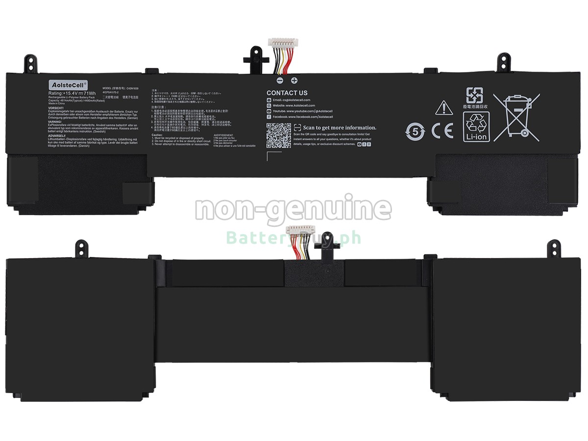 Asus ZenBook 15 UX534FT Replacement Battery