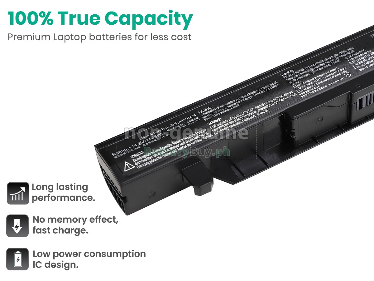 Asus ZX50V Replacement Battery