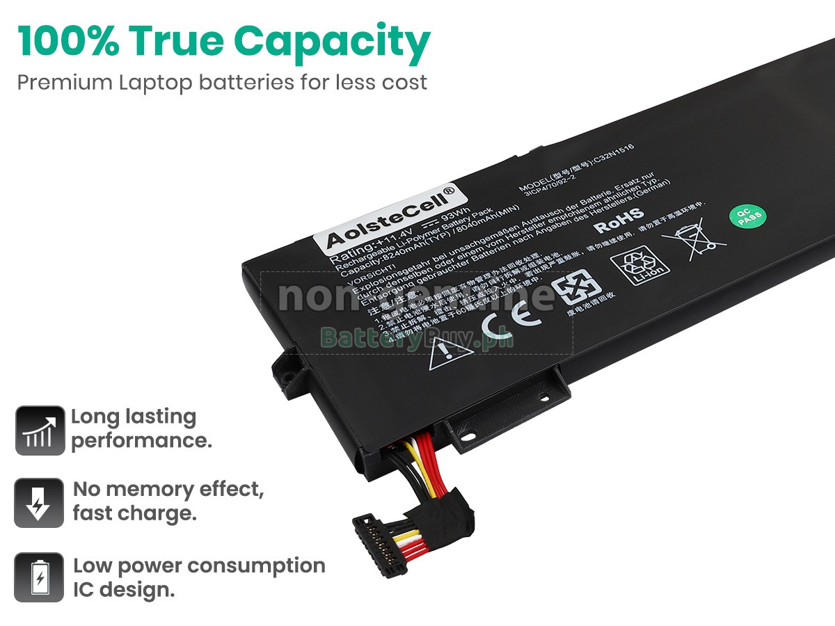 Asus Rog GX700VO-VS74K Replacement Battery