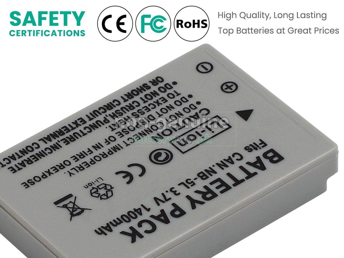 Canon IXUS 870 IS Replacement Battery