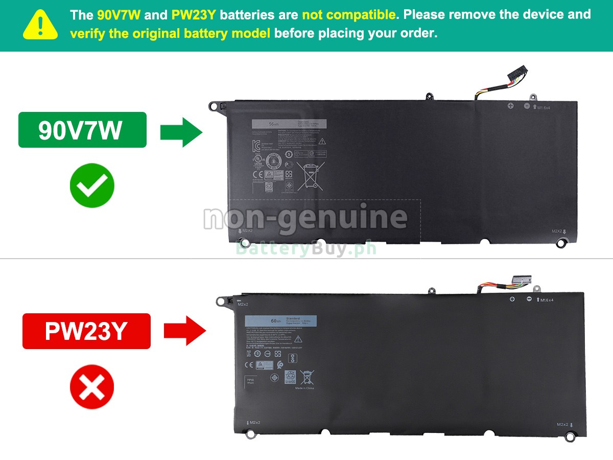 Dell P54G002 Replacement Battery