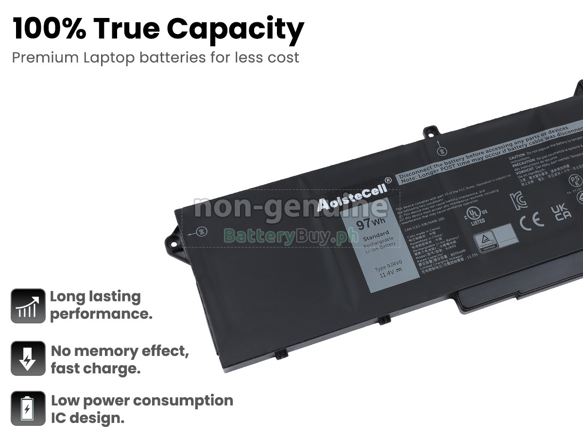 Dell 53XP7 Replacement Battery