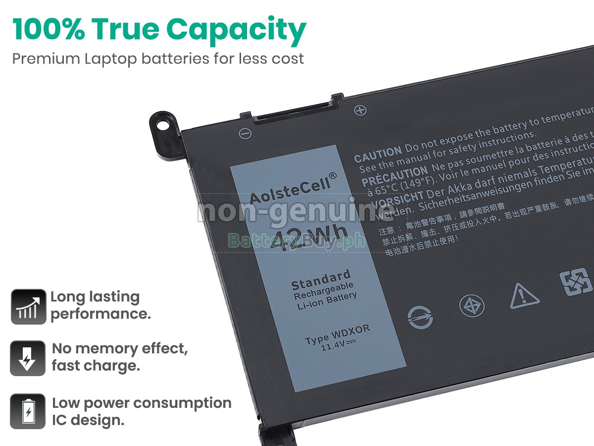 Dell Inspiron 13 (7378) Replacement Battery