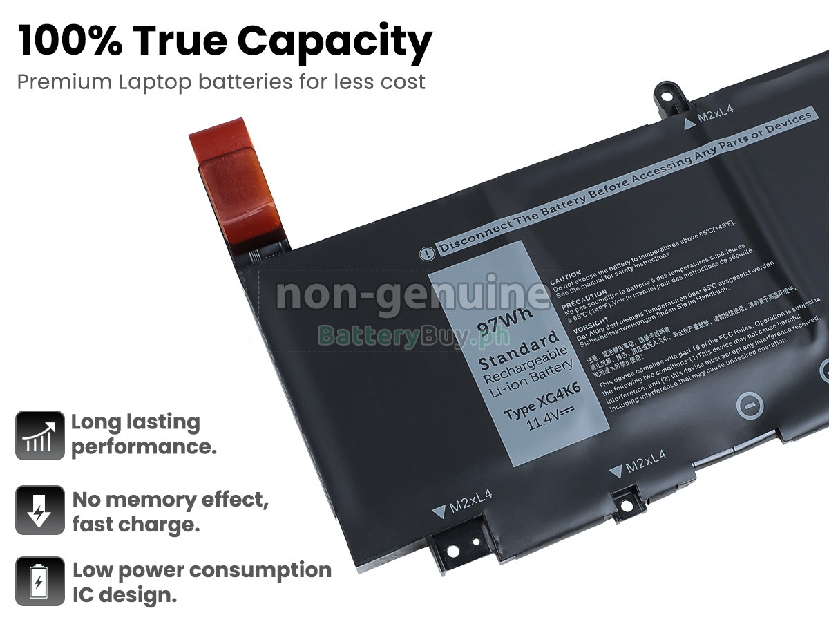 Dell 01RR3 Replacement Battery