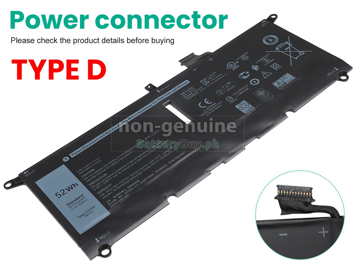 Dell Inspiron 14 7000 Replacement Battery