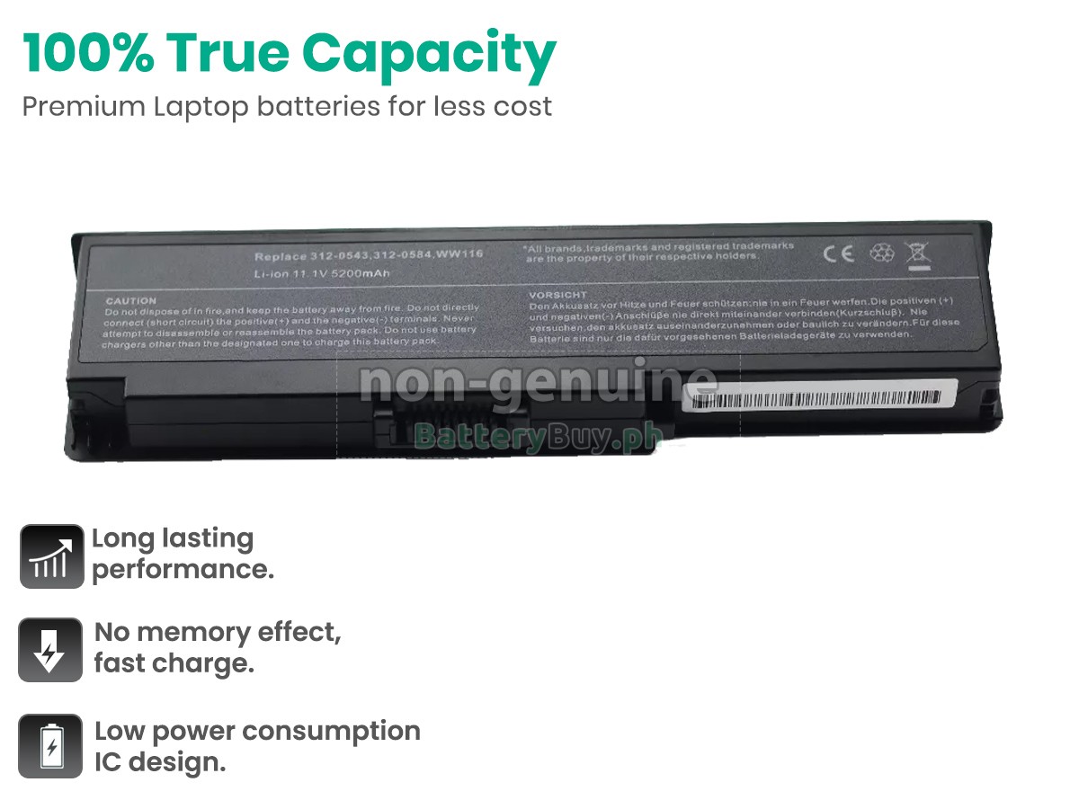 Dell WW116 Replacement Battery