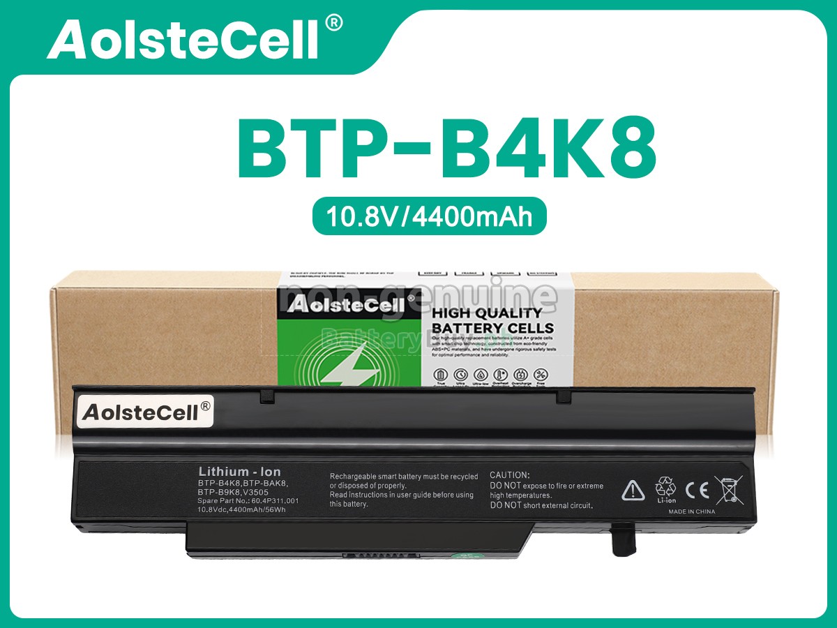 Fujitsu BTP-C1K8 Replacement Battery