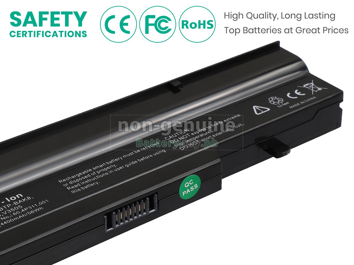 Fujitsu BTP-C1K8 Replacement Battery
