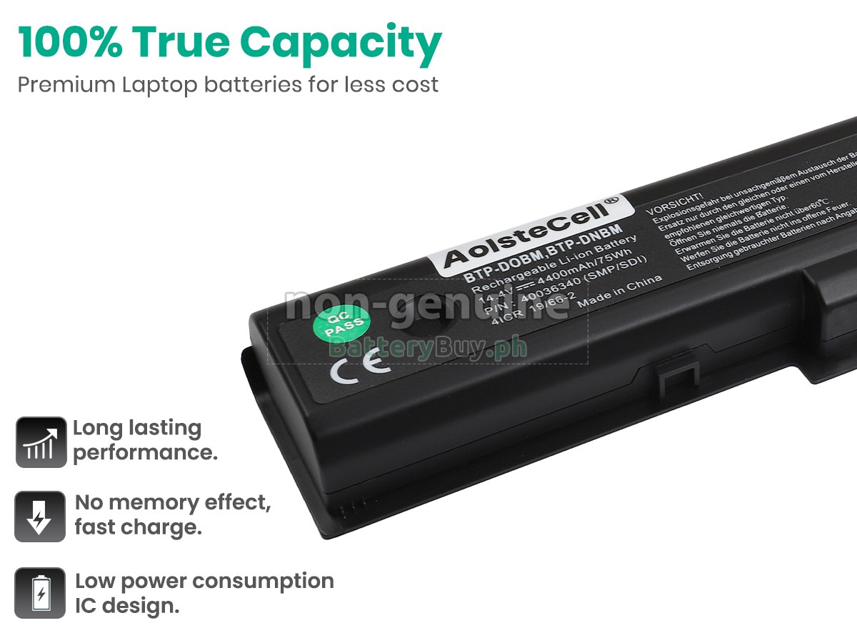 Fujitsu BTP-DOBM Replacement Battery