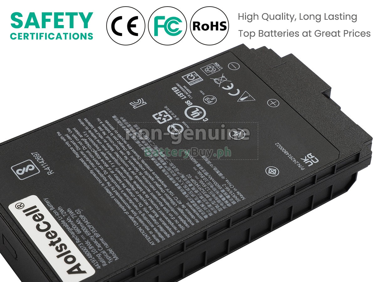 Getac S410 Replacement Battery
