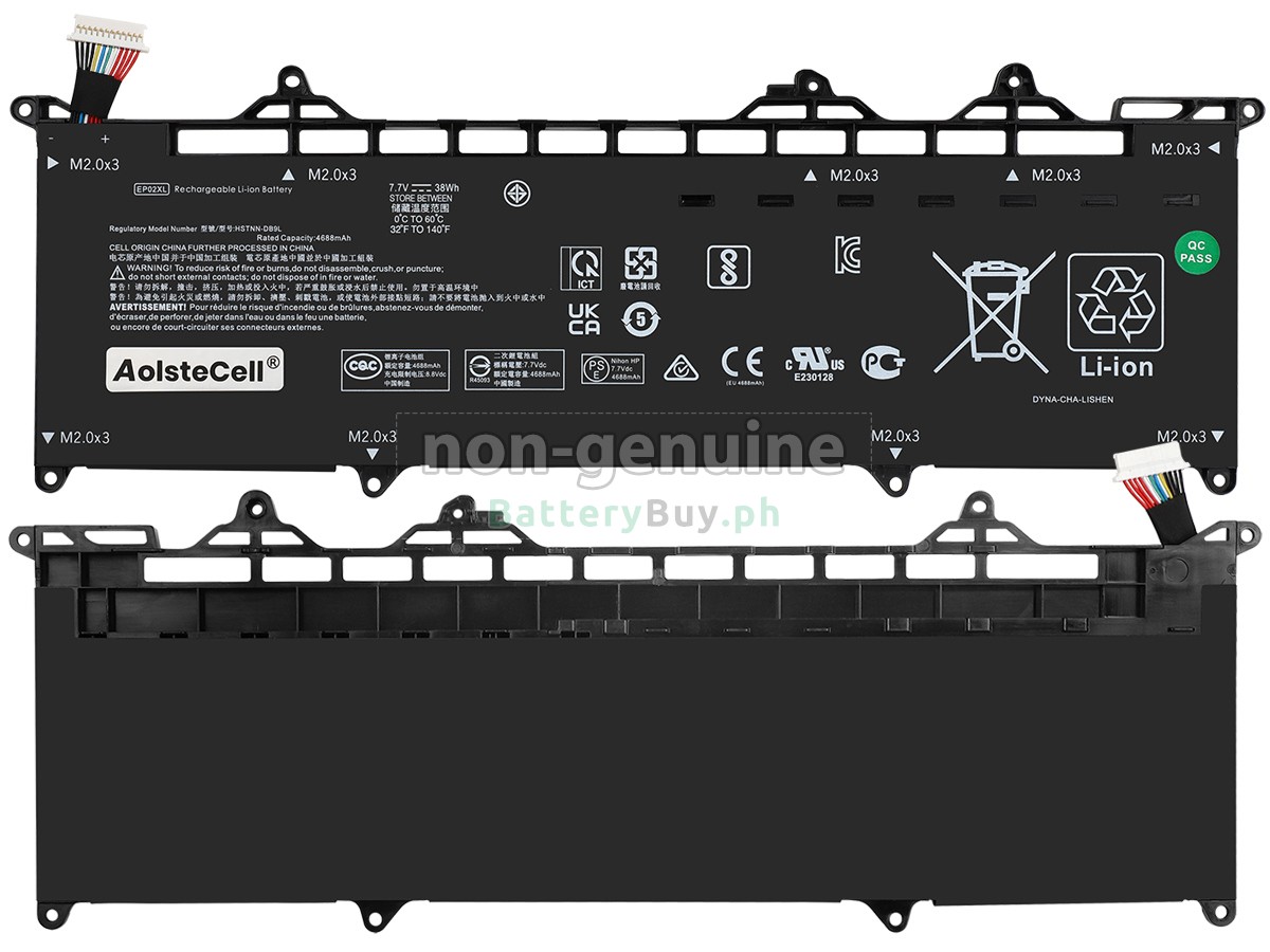 HP EP02XL-LONG Replacement Battery