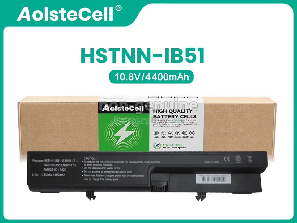 HP Compaq Business Notebook 6535S Replacement Battery