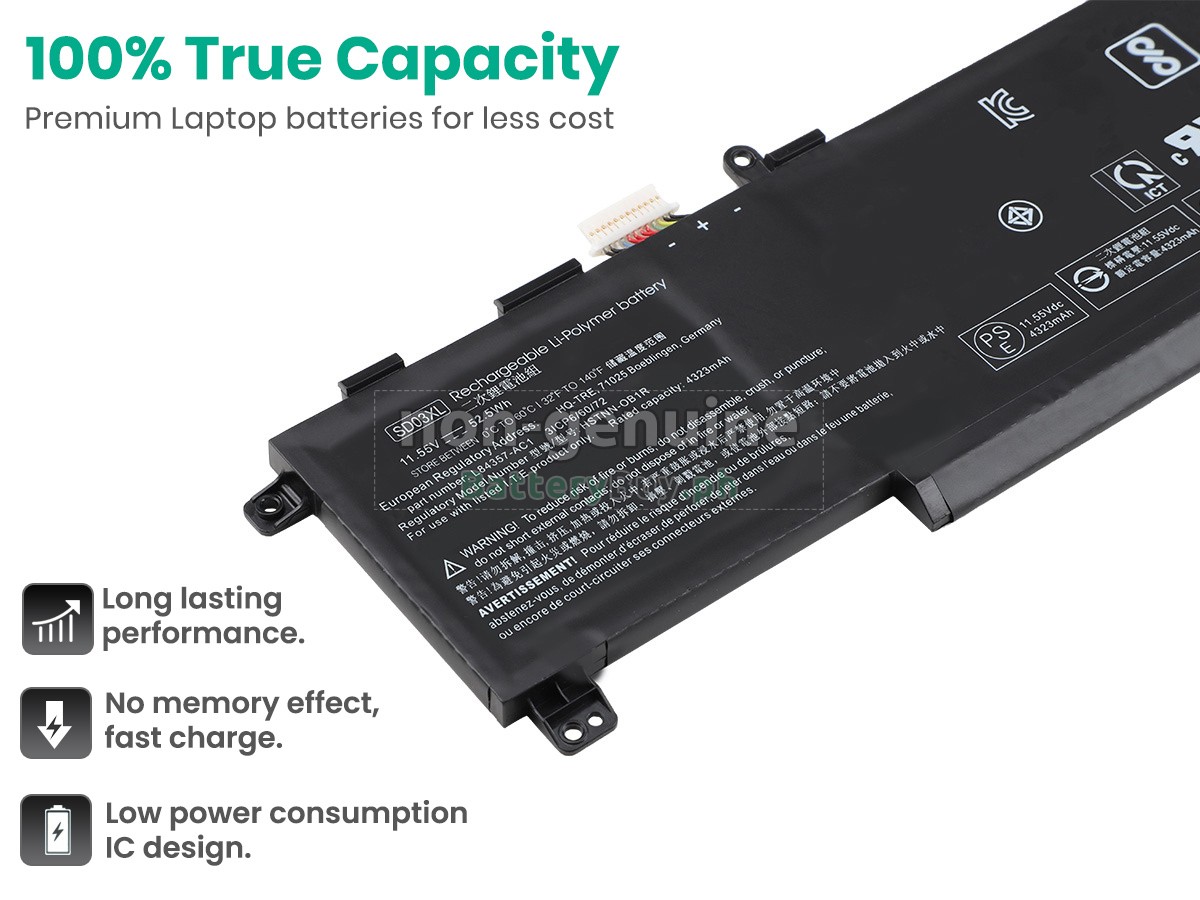 HP SD03XL Replacement Battery