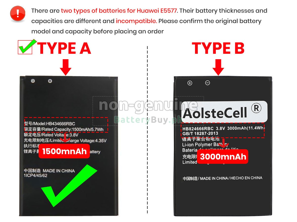 Huawei E5577BS-937 Replacement Battery