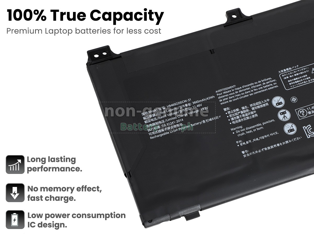 Huawei MATEBOOK D15 (2020) Replacement Battery