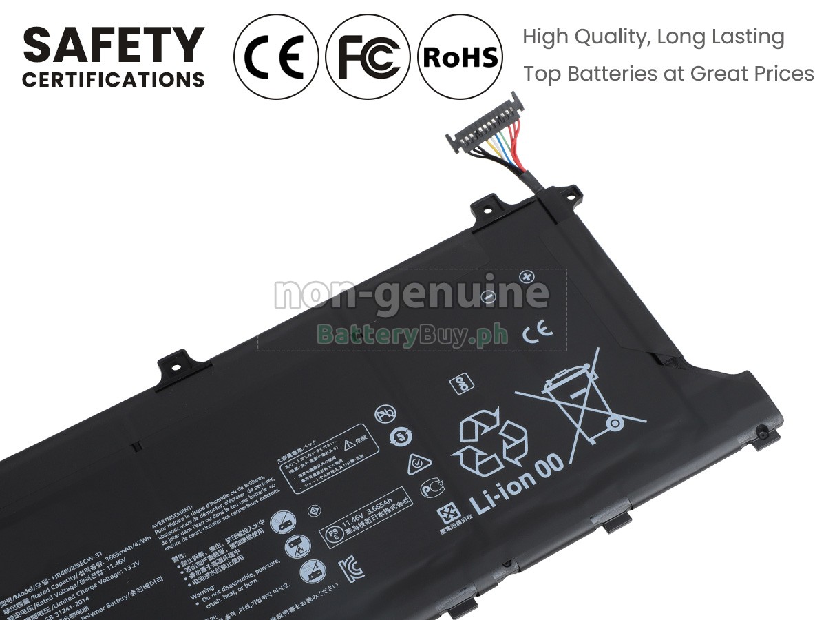 Huawei MATEBOOK D15 (2020) Replacement Battery