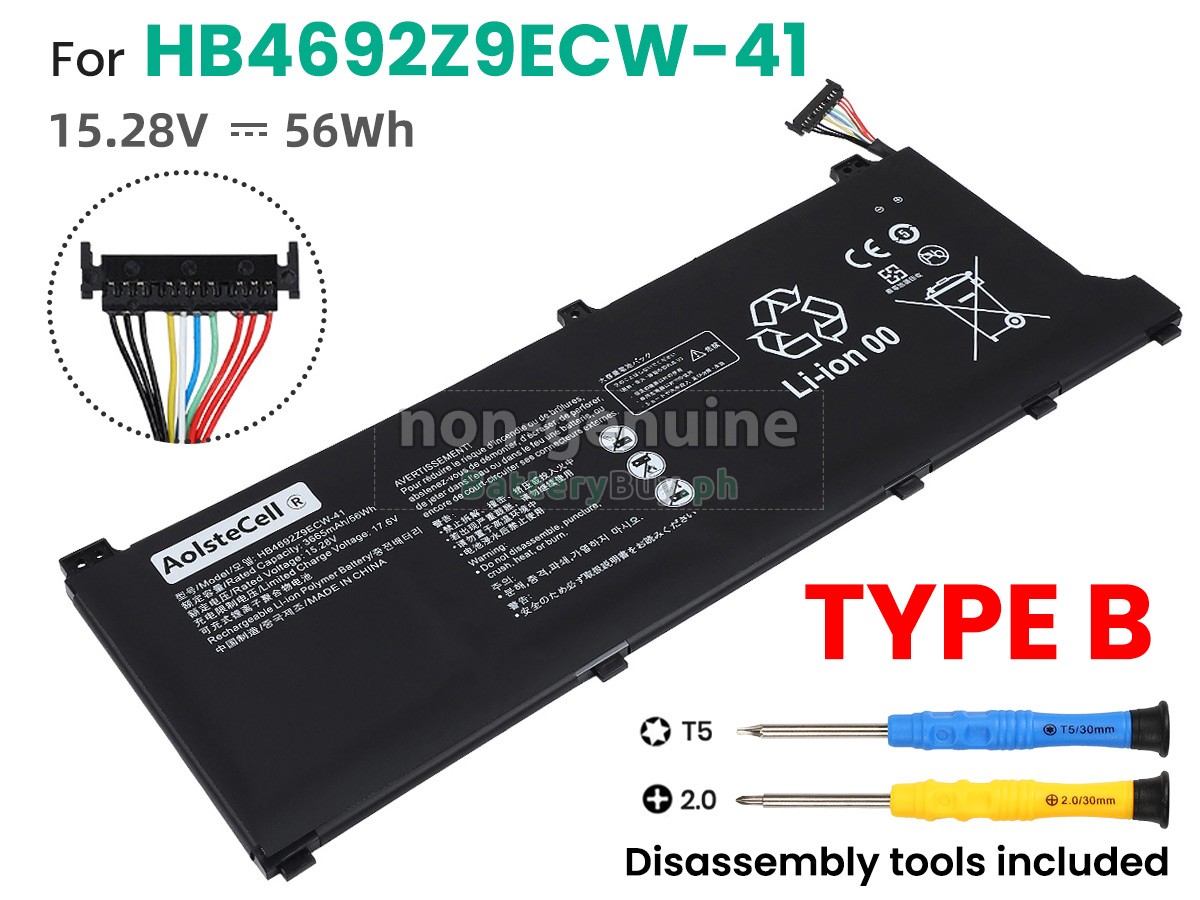 Huawei MATEBOOK D 14 Replacement Battery