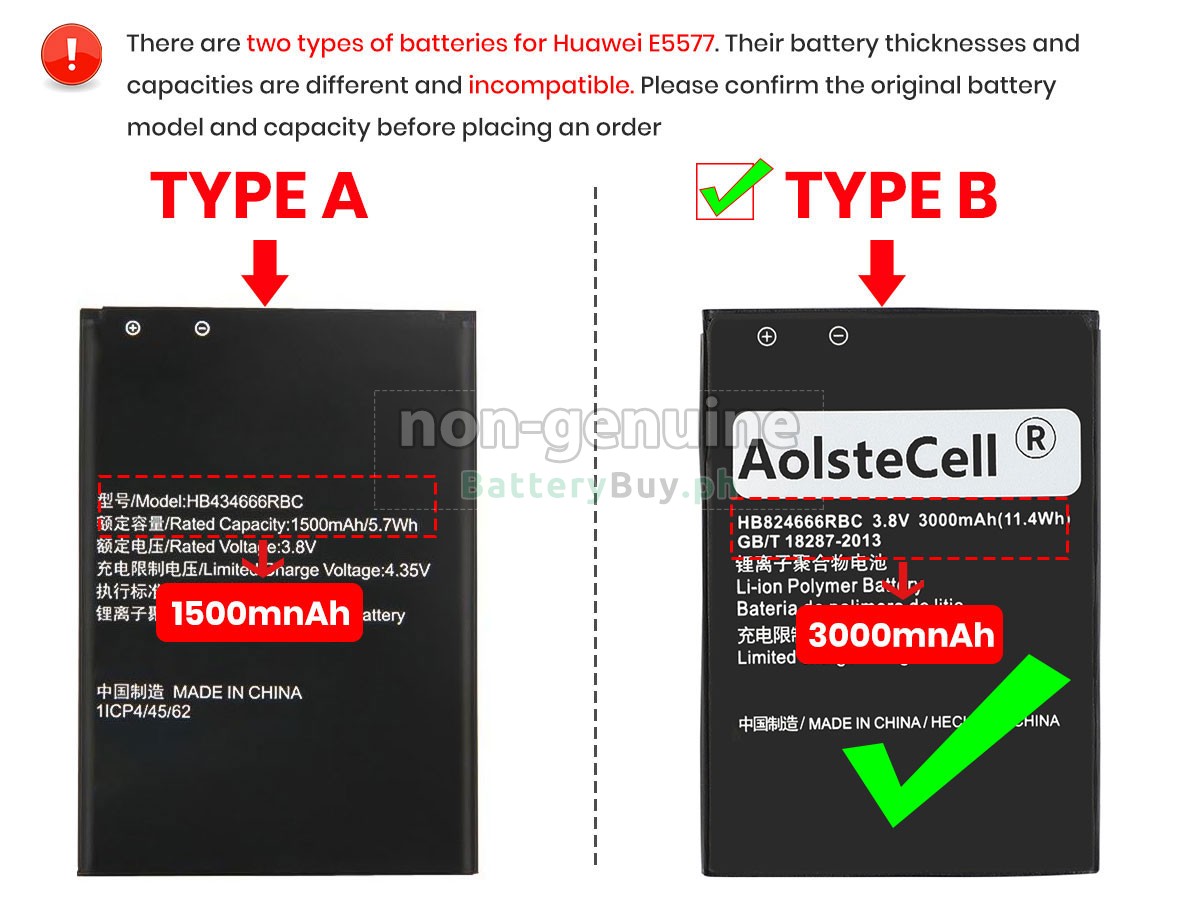 Huawei E5577BS-937 Replacement Battery