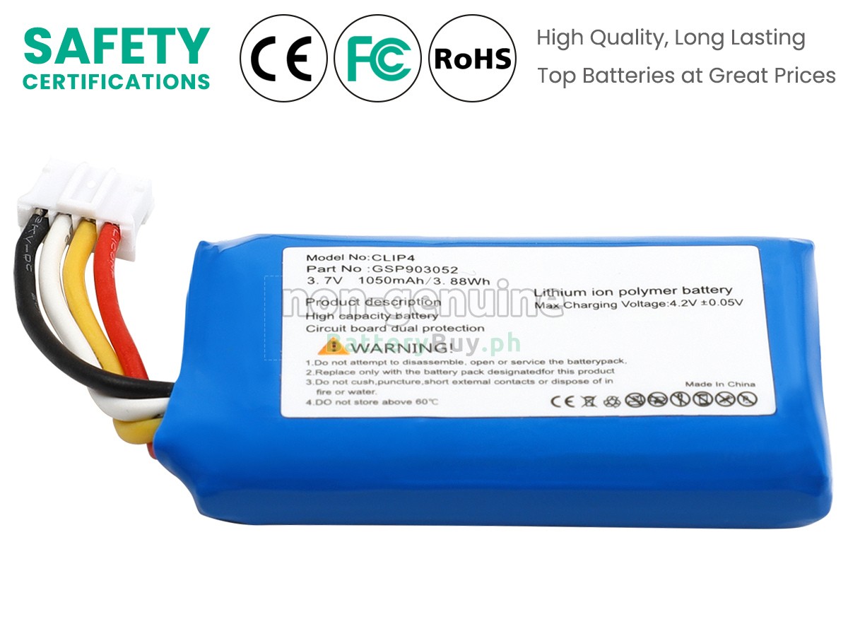 JBL CLIP 4 Replacement Battery