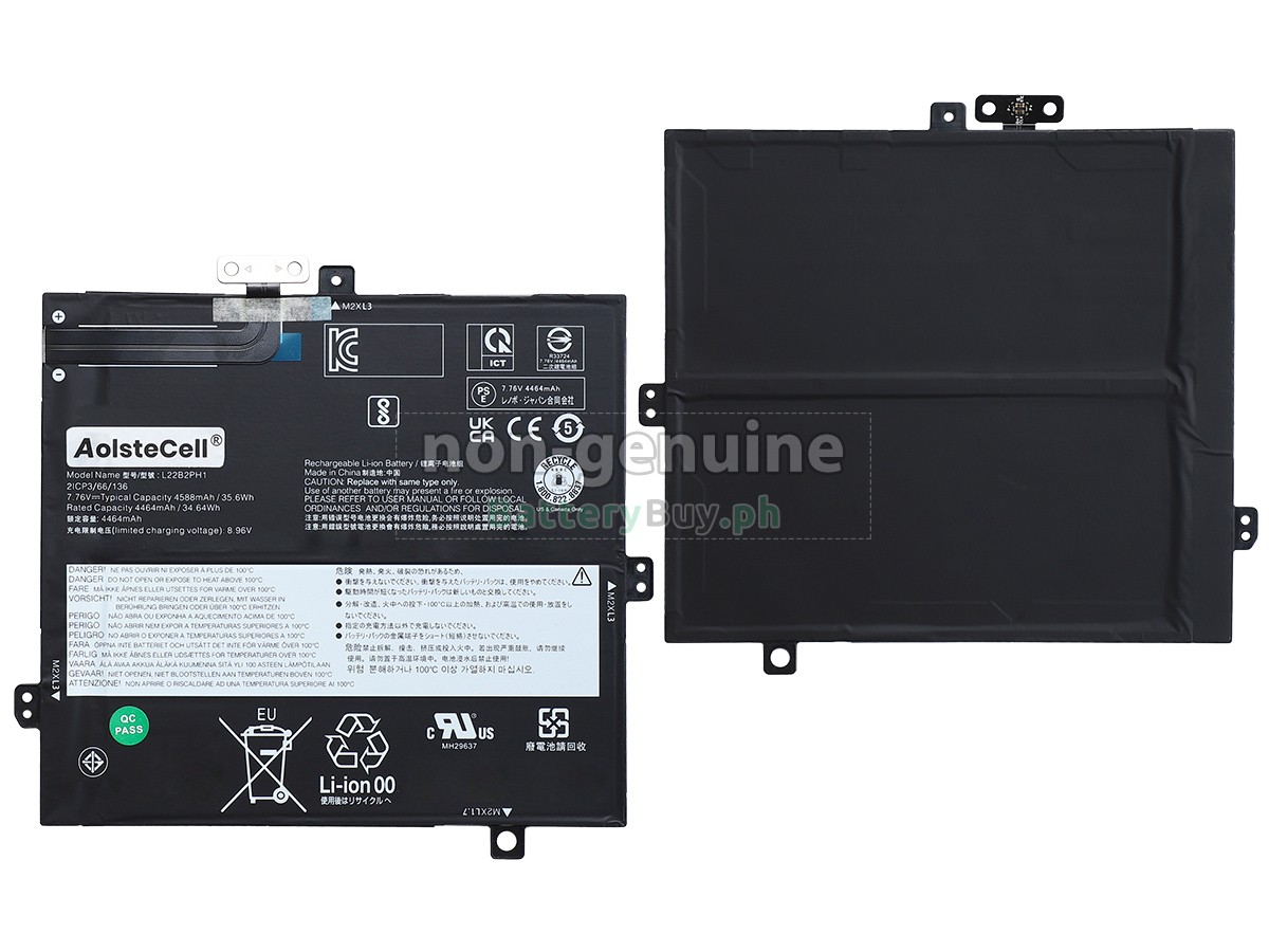 Lenovo IdeaPad DUET 3 11IAN8-82XK0029AK Replacement Battery