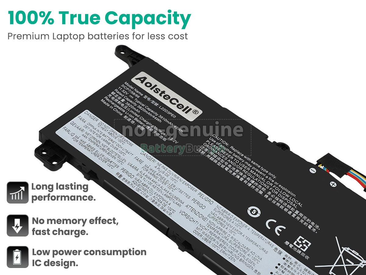 Lenovo 5B11N47501 Replacement Battery