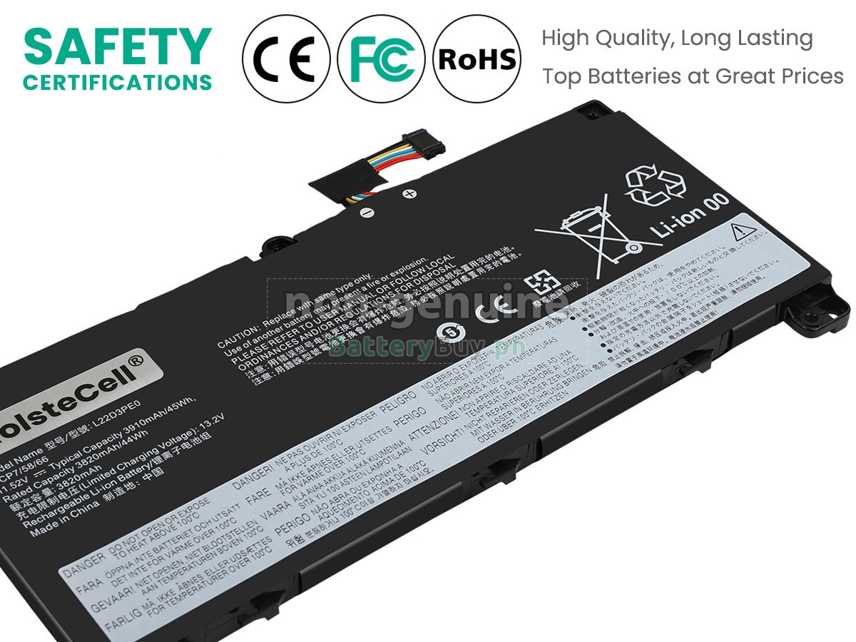 Lenovo 5B11N47501 Replacement Battery