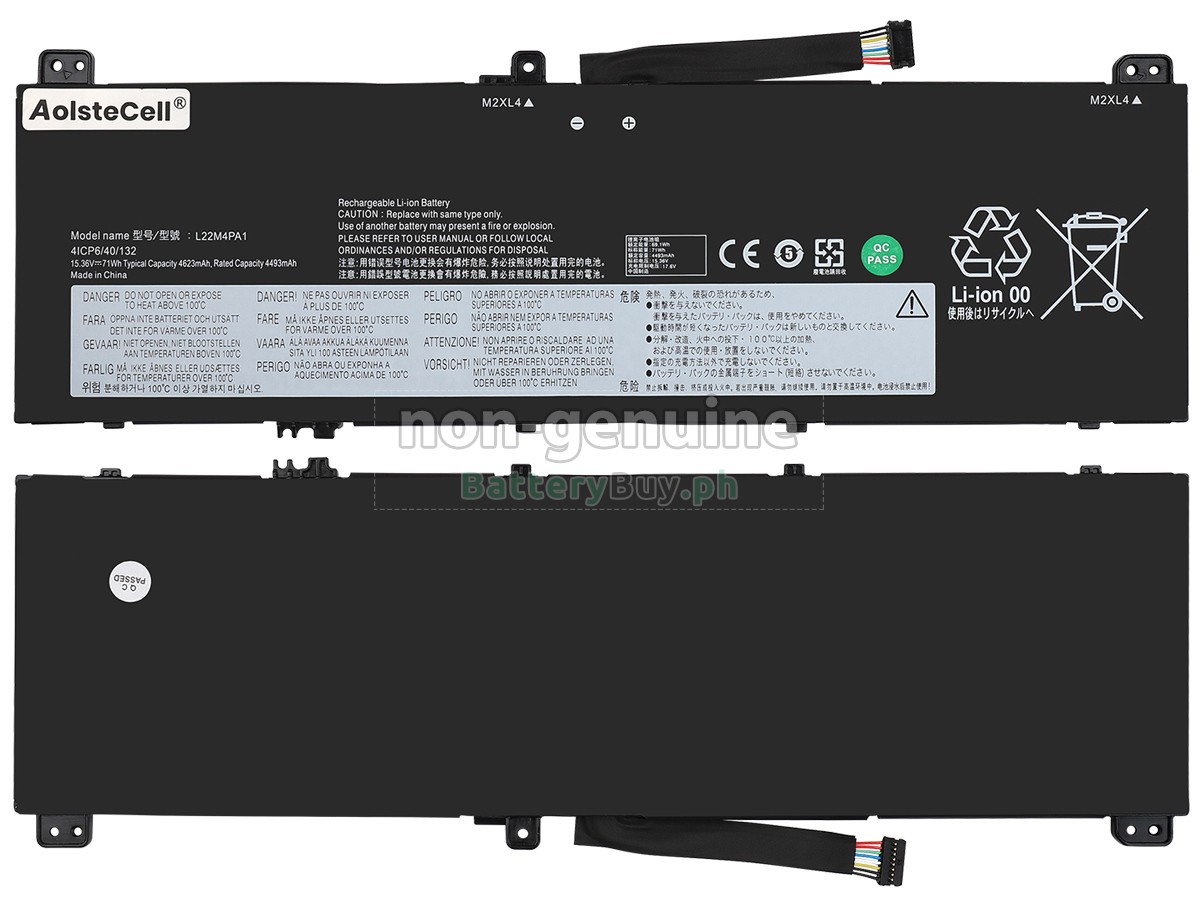Lenovo YOGA 7 14ARP8-82YM002LMZ Replacement Battery