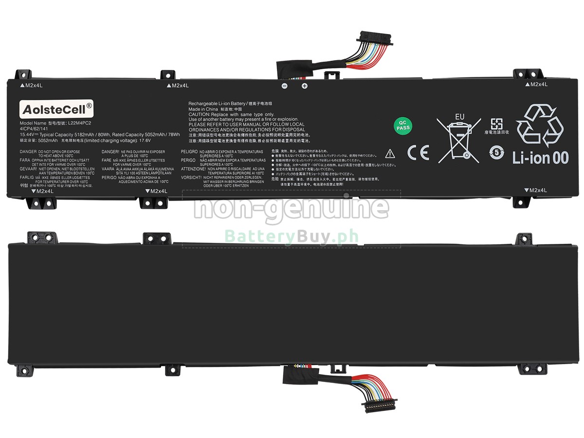 Lenovo LEGION SLIM 5 16APH8-82Y9005TKR Replacement Battery