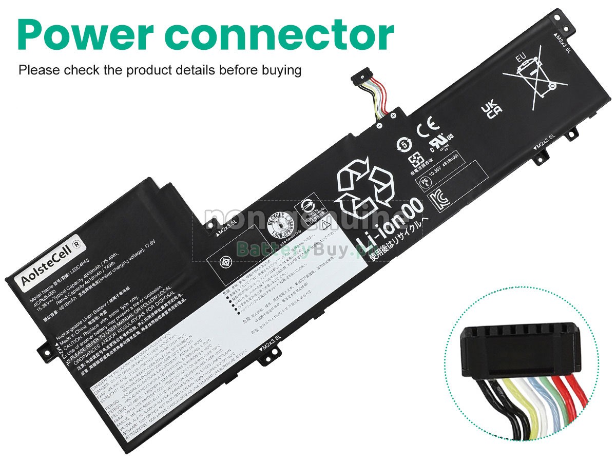 Lenovo 5B11K39355 Replacement Battery