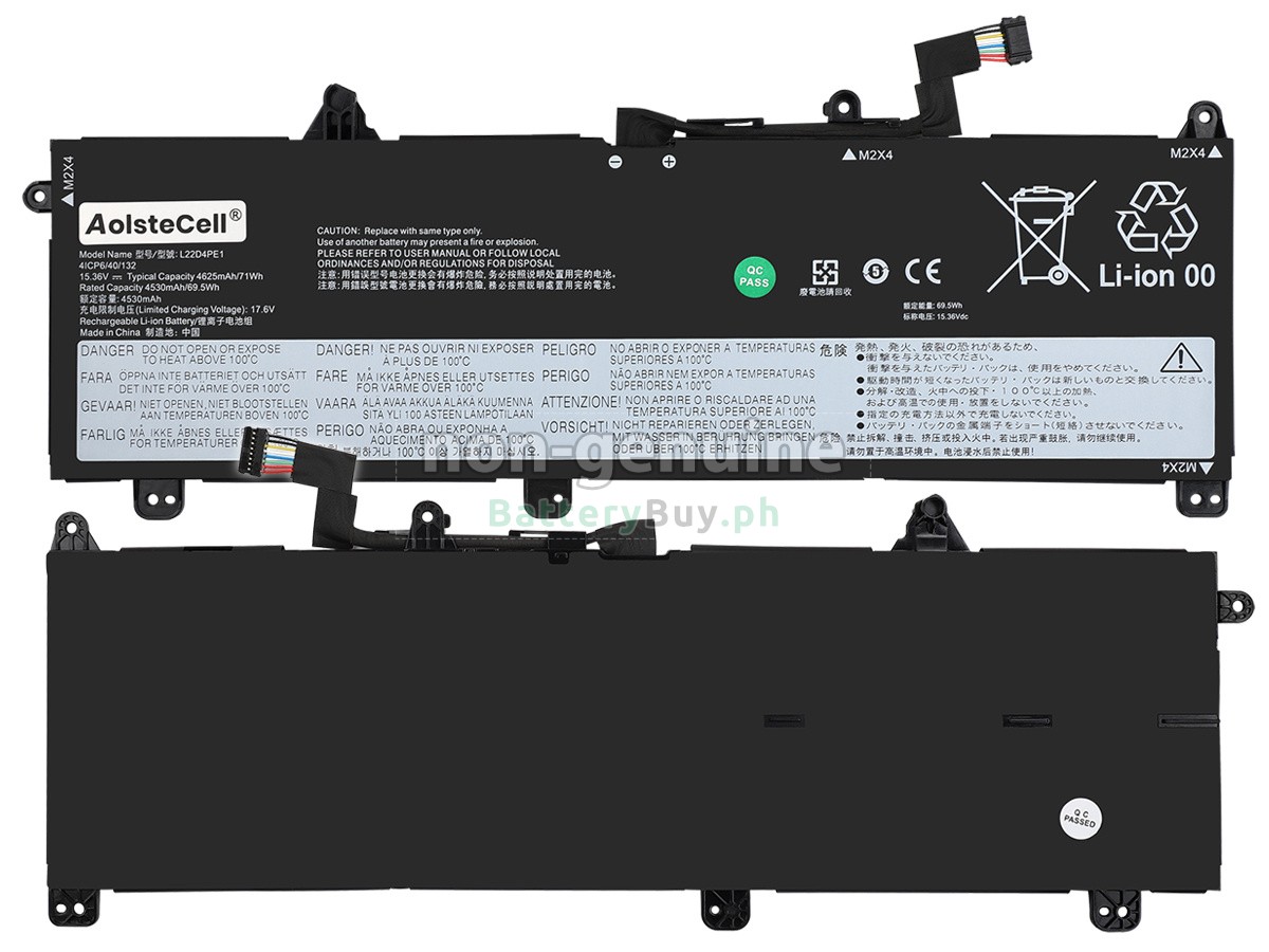 Lenovo THINKBOOK 16 G6 IRL-21KH00CVEV Replacement Battery