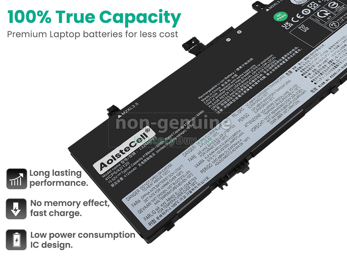 Lenovo YOGA SLIM 6 14IRH8-83E0004LFR Replacement Battery