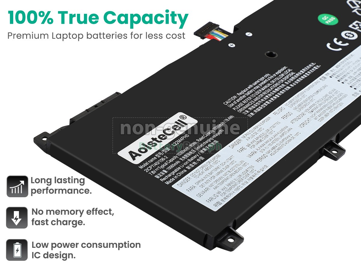 Lenovo 5B11K39337 Replacement Battery